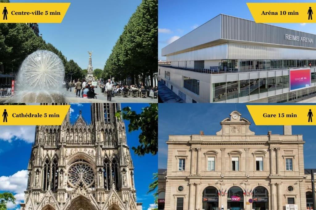 Forum Flower Spacieux T2 Au Coeur De La Ville Reims Zewnętrze zdjęcie