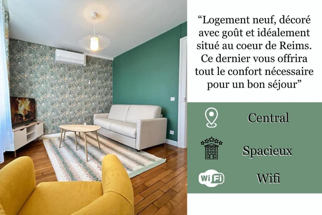 Forum Flower Spacieux T2 Au Coeur De La Ville Reims Zewnętrze zdjęcie